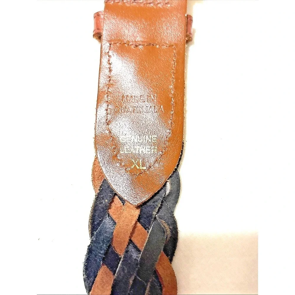 braided leather belt 1
